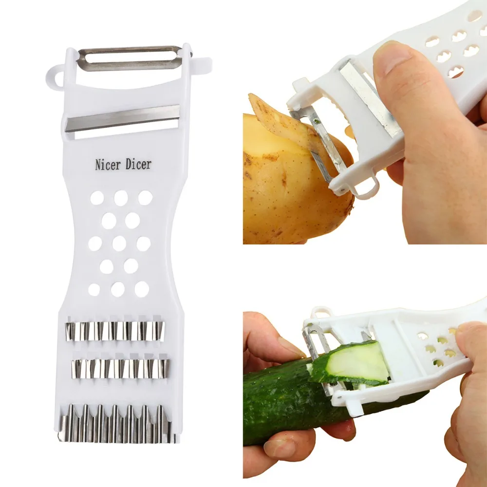 Multifunction Fruit Vegetable Device Loofah Kitchen Grater Cut Cucumber