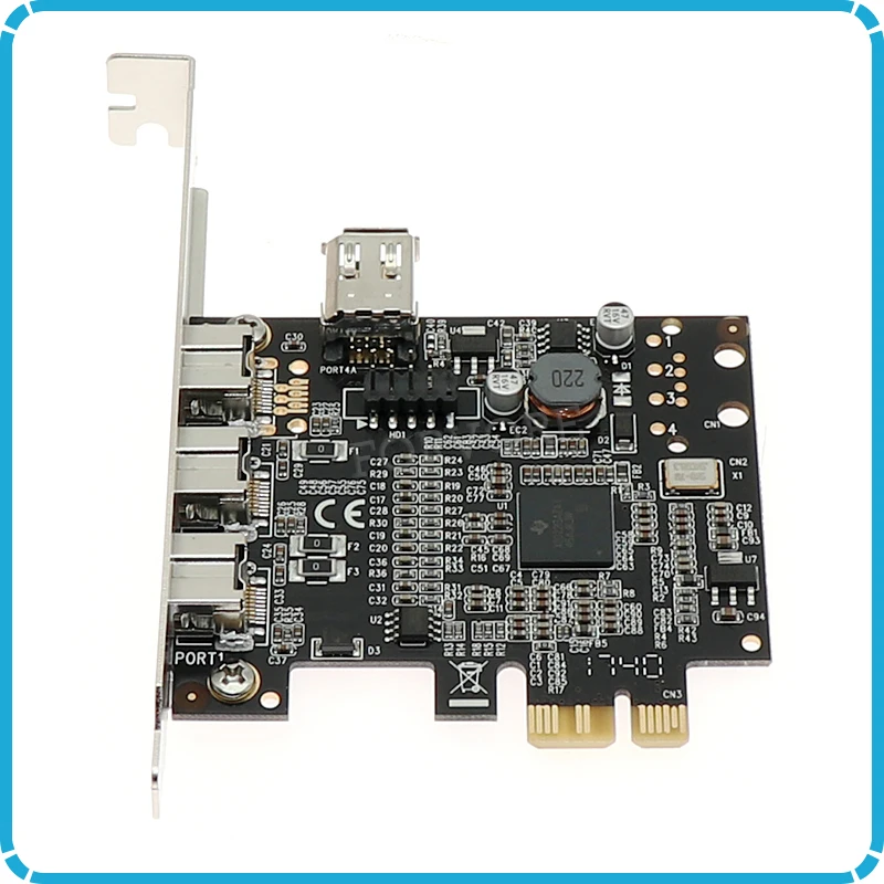 PCI Express 3 порта Firewire 1394B & 1394A PCIe 1 1x1 карта TI XIO2213|Платы расширения| |
