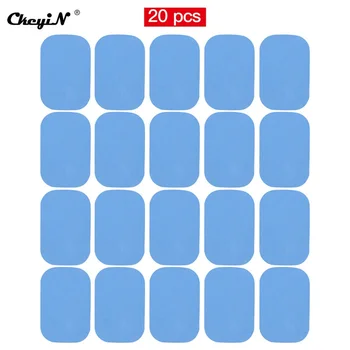 

20Pcs 10Pcs Gel Pads for EMS Abdominal ABS Trainer Weight Loss Hip Muscle Stimulator Exerciser Replacement Massager Gel Patch 35