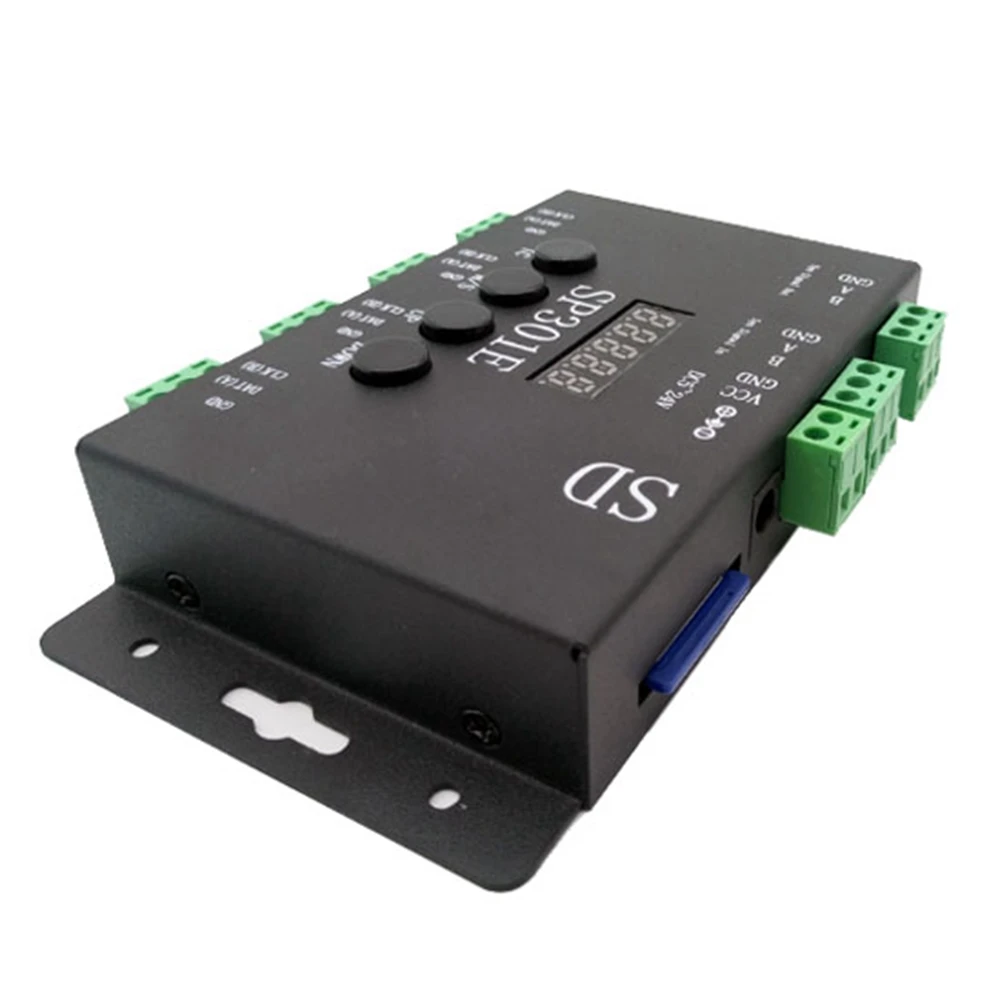 SP301E Программируемый RGB LED контроллер Syn сигнал Выход/вход для WS2811 WS2813 WS2812B SK6812 APA102
