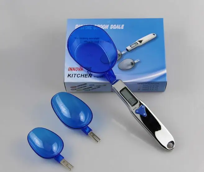 100set 뜨거운 3 개/대 주방 측정 숟가락 전자 디지털 스푼 규모 1/300/0g 주방 저울 측정 숟가락 세트