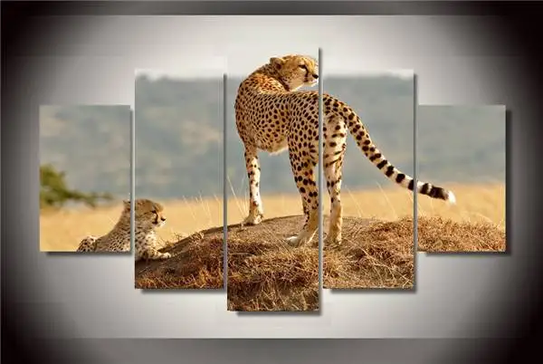 Hd Printed Prairie Puma Painting Canvas Print Room Decor Poster Picture Free Shipping/Ny-2223 Size 1 NO Framed | Дом и сад