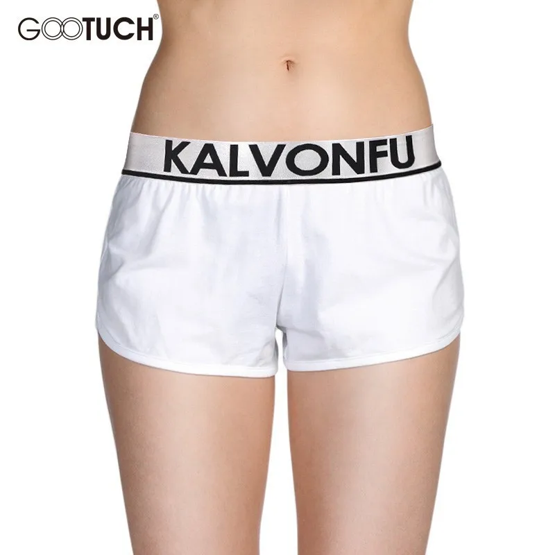 สตรีผ้าฝ้าย Sleep Bottoms ชุดชั้นในชุดนอนสำหรับสตรีเอวชุดนอนกางเกง Plus