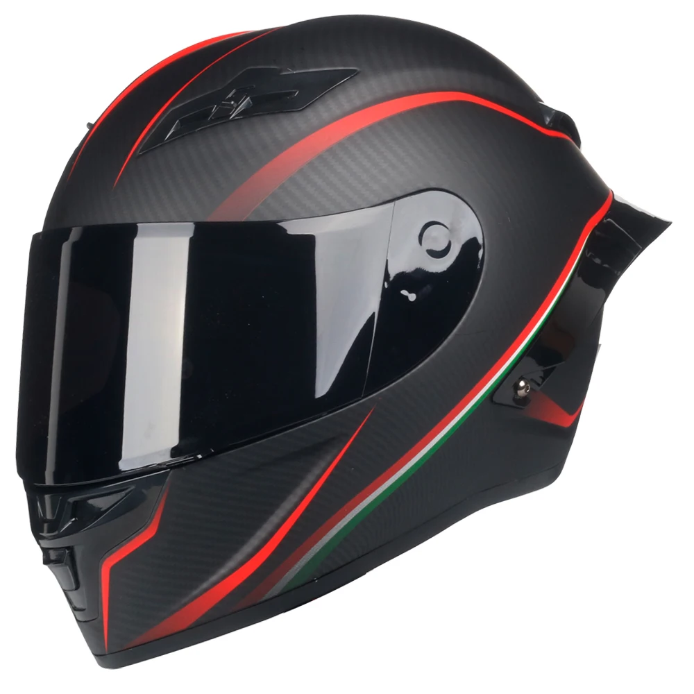 Casco moto rcycle Шлем Полный лицевой шлем каска Capacete moto ciclista Гоночный Шлем Полный лицевой шлем DOT одобренный pista