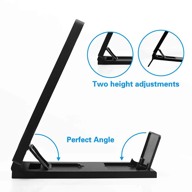 

Mobile phone screen 3D amplifier magnifier Amplification phone screen 8 inch Universal for all phone Folding expander stand
