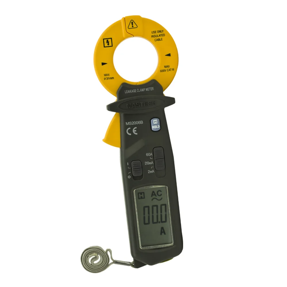 MASTECH MS2006B High Sensitivity Digital AC Leakage Clamp Meter AC