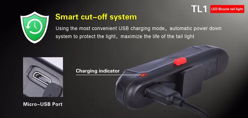 KLARUS TL1 LED bicycle tail light (2)
