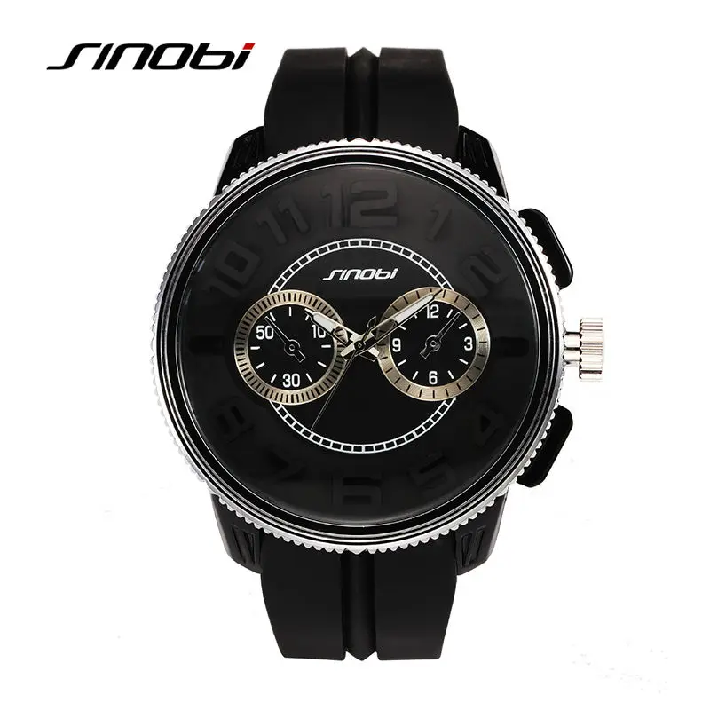 

Box free Sports Watch Men's Top Brand Gents Wrist Quartz-watch Silicine Outdoor Waterproof Male Military Wristwatch clock hours