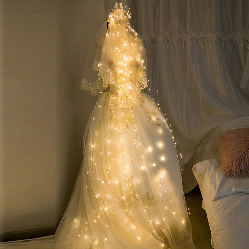 

360LEDs 12V Vines lights Copper Wire Branch Light 18 Strands Fairy String Lights For Outdoor Holiday Party Decor