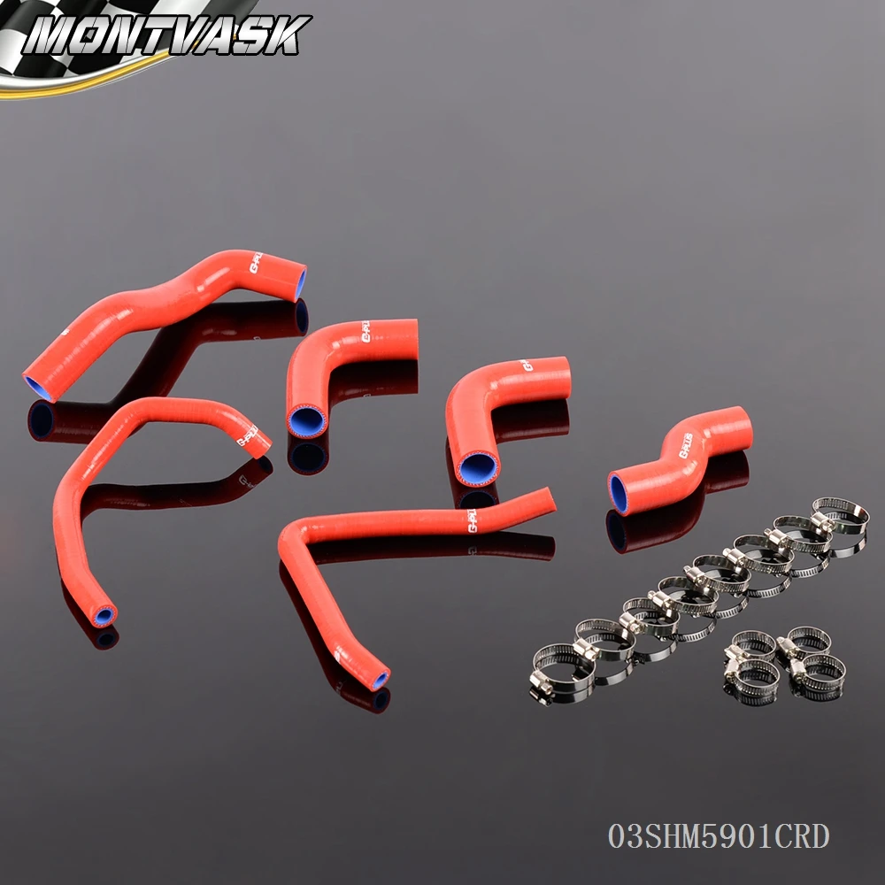Silicone Coolant Radiator Hose Kit For KAWASAKI Z1000 2003 2006 in