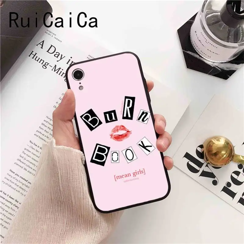Burn Book Mean Girls Kiss Hot Fashion Fun Dynamic pink