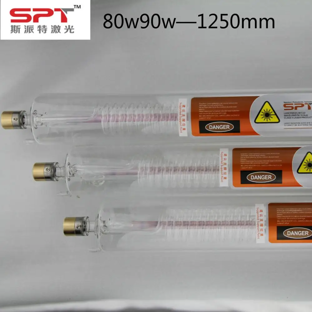 Co2 SPT glass tube 90w laser cutter for laser materials cutter machine