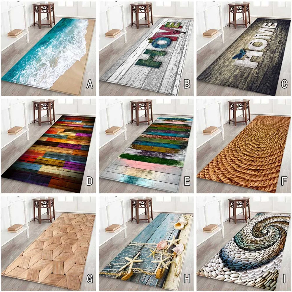 100% Brand New High Quality 60X180 CM Carpet Hallway Doormat Anti - Slip Absorb Water Kitchen Mat Drop Shipping | Дом и сад