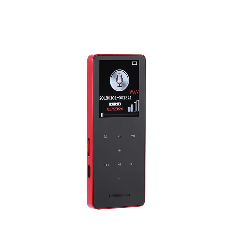 Металлический MP3 плеер walkman bluetooth динамик сенсорный экран hi fi цифровой диктофон