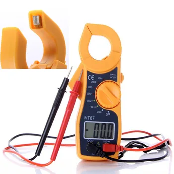 

Professional Portable MT87 LCD Digital Clamp Meters Multimeter Measurement AC/DC Voltage Tester Current Resistance Multi Ammeter