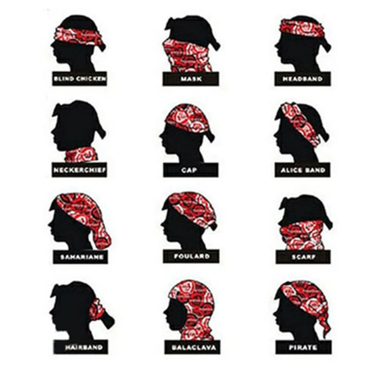 Ветрозащитная велосипедная бандана, шарф с защитой от УФ-лучей, маска для лица, для походов, катания на лыжах, для рыбалки, головные уборы, шейные шарфы, обертывания