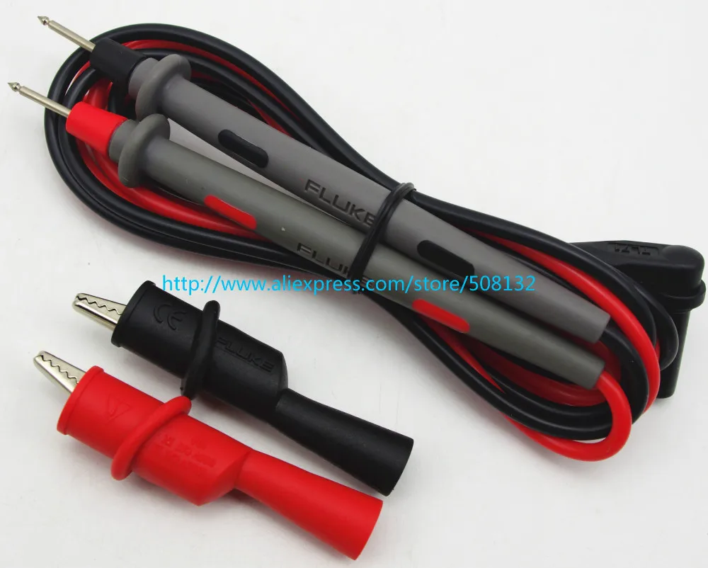 

FLUKE TL71 + AC72 Test lead+Alligator Clip Use for all fluke multimeter Meter 115 116 117 175 177 179 87v 88v 77 287 289 187 189