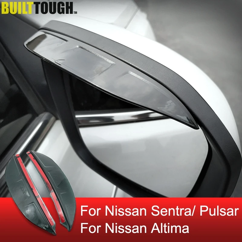 Xukey Car Side Rear View Wing Mirror Rain Guard Visor Eyebrow Shield