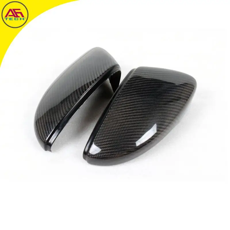 

Free shipping carbon fiber replacement type side wing mirror caps car rearview mirror covers for Volkswagen/VW Polo 2013+