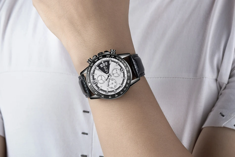 Новые LIGE часы мужские роскошные Брендовые спортивные Кварцевые полностью стальные часы мужские водонепроницаемые военные наручные часы мужские модные черные часы
