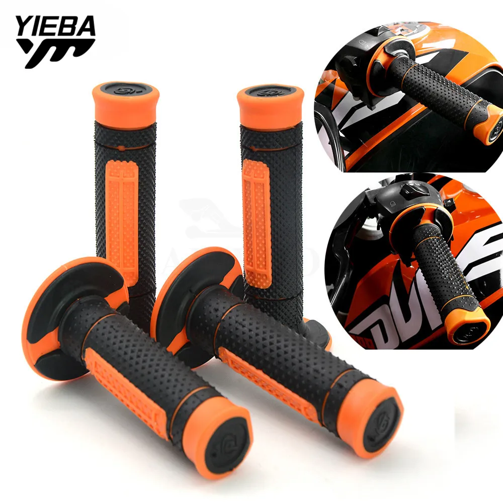22MM Motorcycle Hand Grips Handle Rubber Bar Gel Grip FOR KTM exc-f 250 07-10 81M 250XC-W/XCF-W/SX 250EXC/EXC-R/EXC-F 14-16