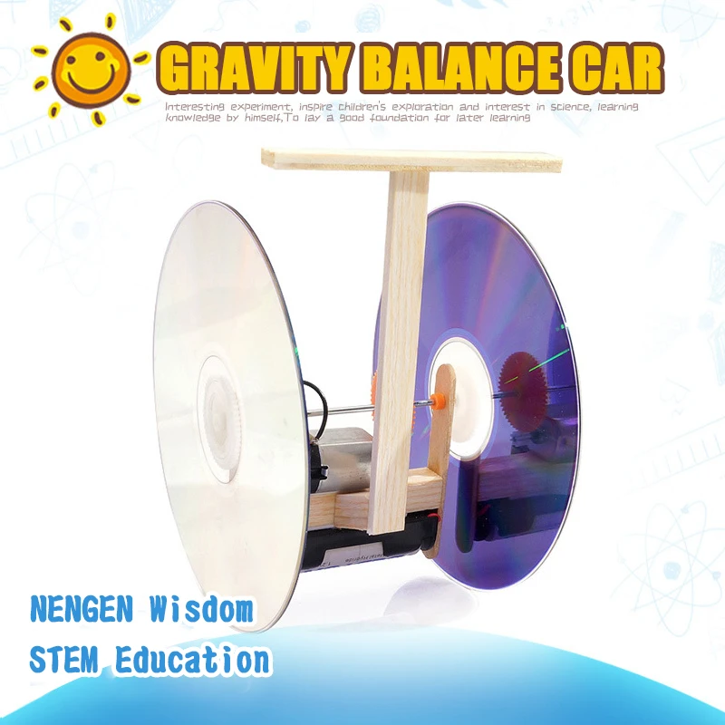 STEM Kids Toy School Science Toy DIY Gravity Car Children Educational Science Toys Kit Learning Education Toys for Children