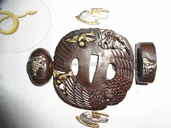 A Suit Of Copper Tsuba Guard for Japanese Samurai Sword Katana W/ Eagle @2031
A Suit Of Copper Tsuba Guard for Japanese Samurai Sword Katana W/ Eagle @2031