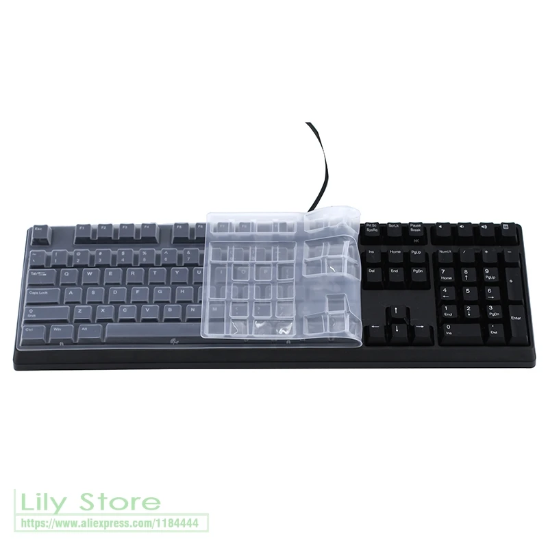 Силиконовый пылезащитный чехол для клавиатуры AKKO Ducky Zero One 3108 S RGB механическая