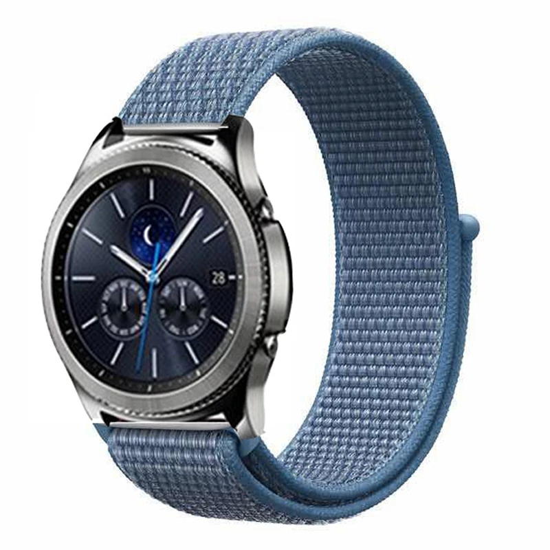 Нейлоновый Ремешок Для Xiaomi Amazfit ремешок Bip для Amazfit Stratos 2 2s Pace ремешок для huawei Watch GT полосы для samsung Galaxy