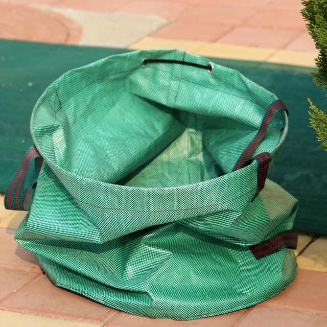Online Gardzen 3 Pack Garden Bag Reuseable Heavy Duty Gardzen 3 Pack Garden Bag Reuseable Heavy Duty Gardening Bags Lawn Pool Leaf Waste