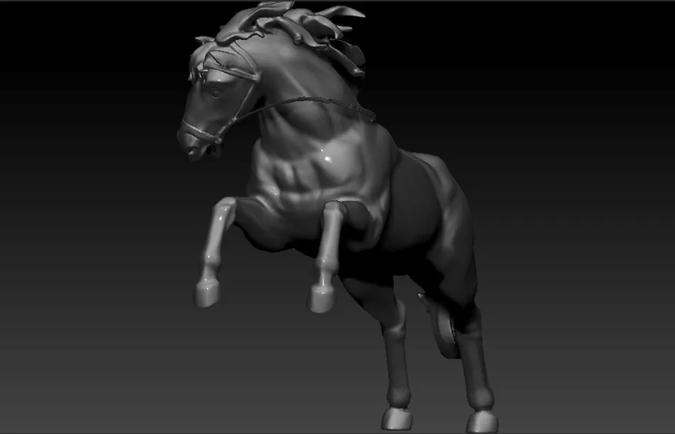 Horse_16 полная 3d модель для ЧПУ в STL файл|3d model for cnc|for cncmodel |