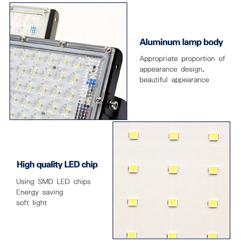 50 Вт идеальный мощный светодиодный прожектор светодиодный уличный фонарь 220 в 230 В водонепроницаемый внешний светильник IP66 Светодиодный прожектор