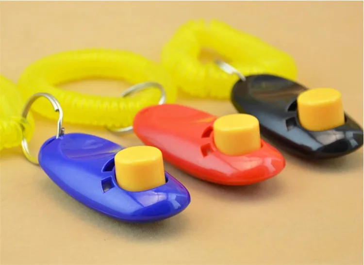 200-pcs-Dog-Pet-Click-Clicker-Training-Trainer-Aid-Wrist-Strap