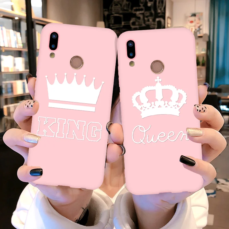 

Simple Queen Pattern Cover For Huawei P20 P30 P8 P9 P10 Pro Lite 2017 P Smart 2019 Y5 Y6 Y7 Prime 2018 Y6 Y9 Pro 2019 2018 Cases