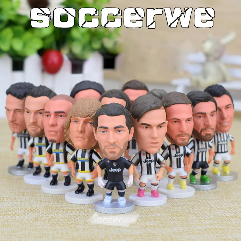 13PCS + Display Box Soccer Juventus Player Star Figurine 2.5 13PCS + Display Box Soccer Juventus Player Star Figurine 2.5
