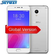 Original Meizu M6 versión Global de 2GB 16GB Octa Core MTK6750 teléfono móvil 5,2 “HD 13.0MP cámara trasera 3070mAh Identificación de huellas dactilares