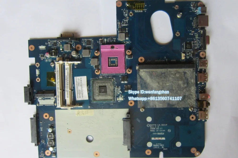 

Laptop  motherboard  for NV78, MBB5602001 MB.B5602.001 KAYF0 LA-5021P