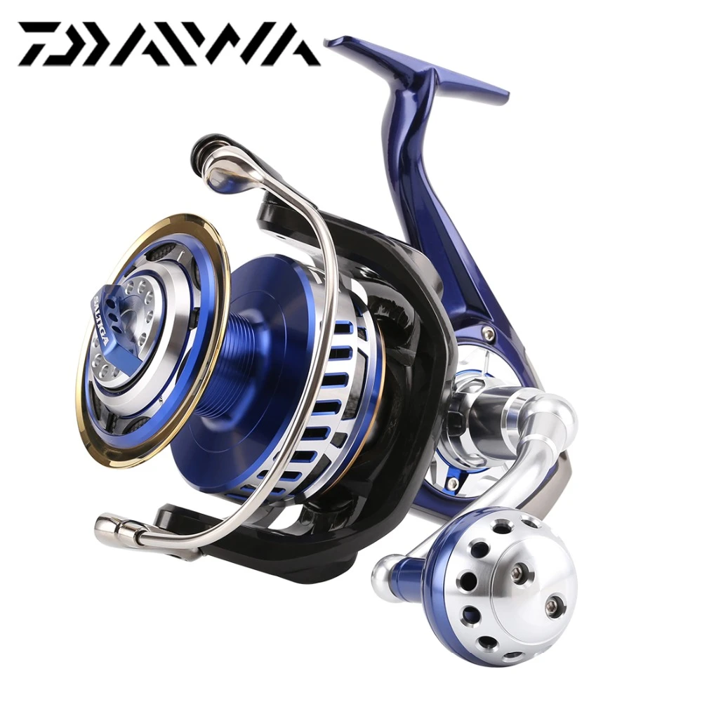 オリジナルdaiwa 2014 saltiga 8000 h mag密封されたスピニングリール875グラム5.7: 1最大ドラグ30キログラム13bb zaion空気ロータ塩水釣りホイール 安い新作 DAIWA ソルティガ 8000-H リール