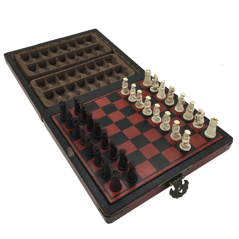 Classic Unique Antique Chess Set Wooden Storage Box Vintage Retro Chess Gifts For Men Outdoor Travel Table Games Classic Unique Antique Chess Set Wooden Storage Box Vintage Retro Chess Gifts For Men Outdoor Travel Table Games