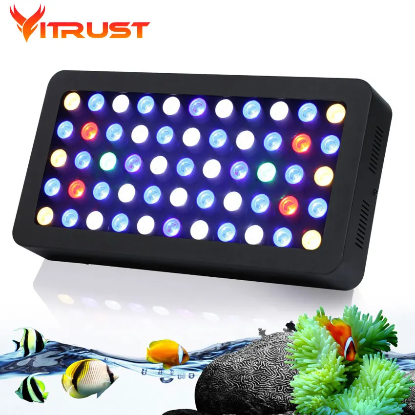 

165W Professional led aquarium light Dimmable lighting for aquarium plant grow lamp high power aquarium plant led light EU plug