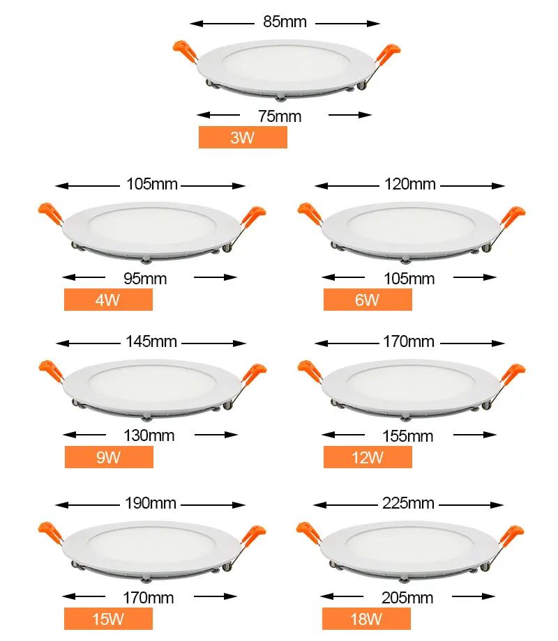 led panel downlights  (11)