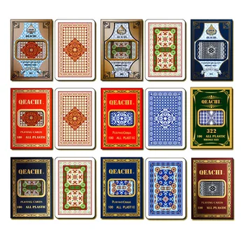 

Multi Styles Plastic Playing Cards With Box PVC Poker Cards Bridge Poker Cartas Deck