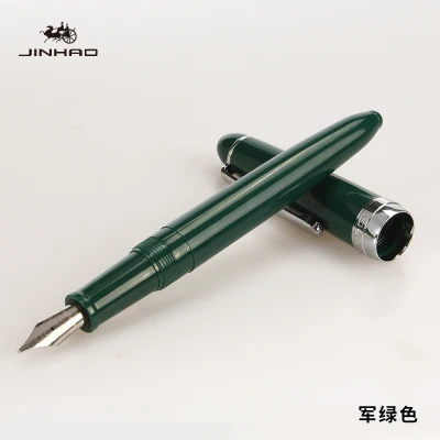 JINHAO 992 черновато-зеленый цвет спираль круглый корпус офисный студенческий тонкий перьевая ручка новинка - Цвет: 003