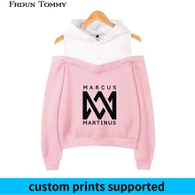 Frdun/толстовки с капюшоном с открытыми плечами с изображением Маркуса Мартина из мультфильма «Холодное сердце», новинка года, модная женская эксклюзивная сексуальная одежда Kpop на заказ