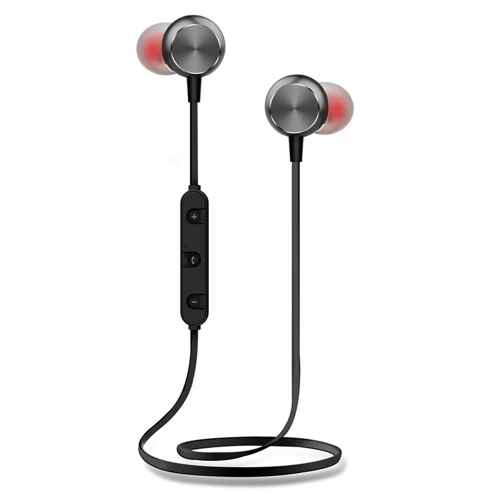 50 шт. qijiagu беспроводные Bluetooth наушники BT08 спортивные Металлические Магнитные