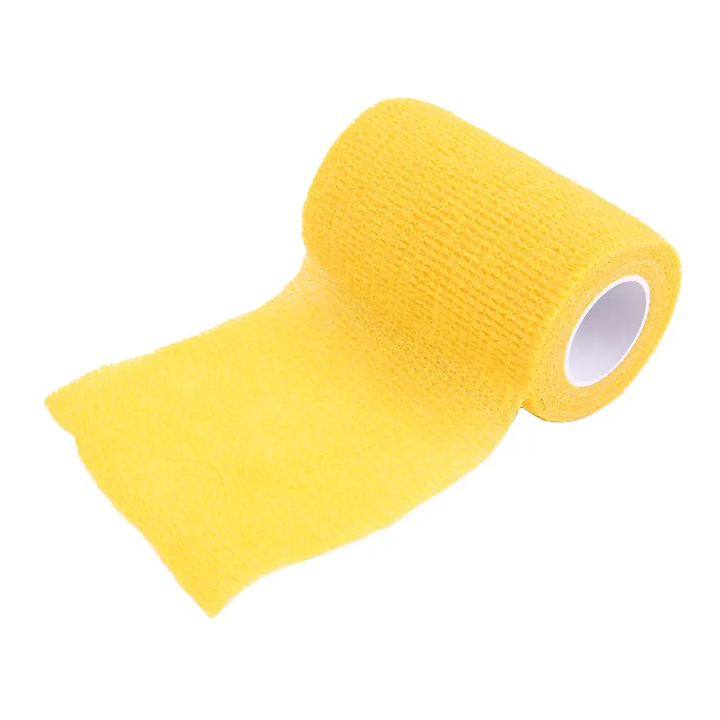 Водонепроницаемые самоклеящиеся бандажные обертывания дышащая эластичная клейкая лента для первой помощи 4,5 м* 7,5 см Прямая поставка - Цвет: yellow