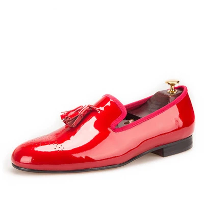 chaussures plates vernis noir homme