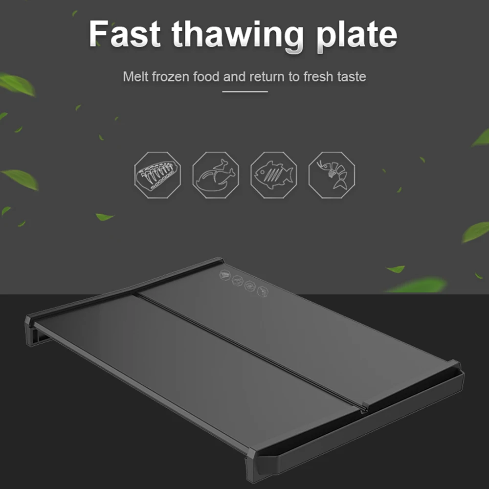 Frozen Fast Defrosting Tray Thaw Rapid Heating Tray Freezing Meat Food defroster ontdooi microwave fish board kitchen tools