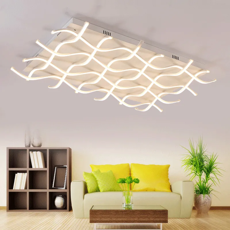 Modern LED Ceiling Light Square Rectangle Acrylic Ceiling Lamp For Living Room Bedroom Home Decor LED Lighting Fixture