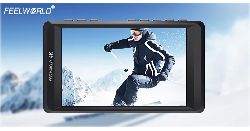 Feelworld F450 DSLR на камера монитор 4K HDMI 4,5 ''ips HD 1280x800 ЖК-экран для sony Canon Nikon Zhiyun Gimbal стабилизатор установка